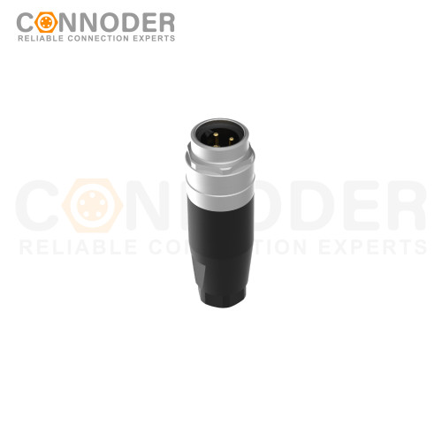 7/8 Male Circular Connector-Field Wireable,Straight Plastic Assembled,Solder Connection,A code,