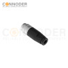7/8 Male Circular Connector-Field Wireable,Straight Plastic Assembled,Solder Connection,A code,