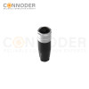 7/8 Female Circular Connector-Field Wireable,Straight Plastic Assembled,Solder Connection,A code,