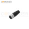 7/8 Female Circular Connector-Field Wireable,Straight Plastic Assembled,Solder Connection,A code,