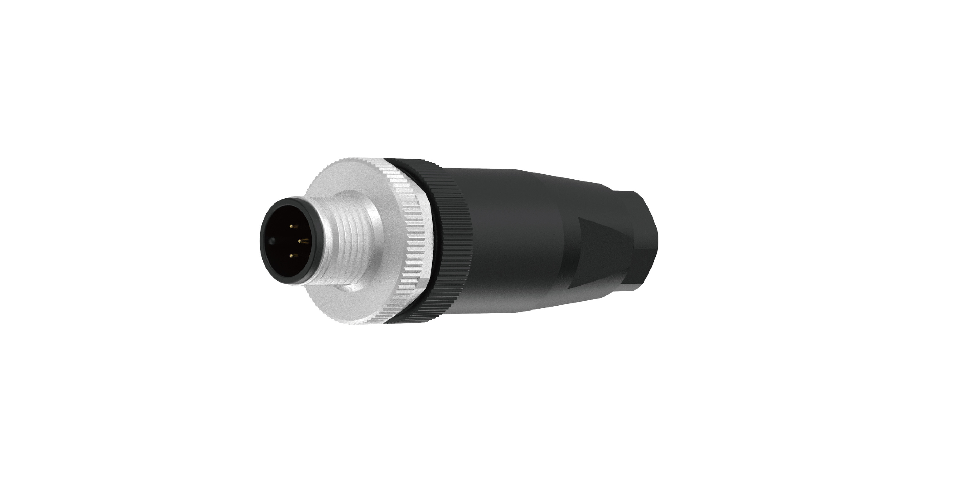 M12 Plastic Assembled Circular connector 