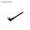 M5 Female Sensor Connecting-Right Angle Overmolded Cable,UL, PUR, black,Solder Connection,A code