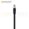 M8 Male Cable Connector-Straight Overmolded Cable,UL, PUR, black,Solder Connection,A code,