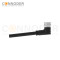 M8 Female Sensor Connecting-Right Angle Overmolded Cable,UL, PUR, black,Solder Connection,A code