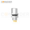 M8 Female Circular Connector-Panel Mount,Solder Connection,A code,M8*0.5, Rear Fastened