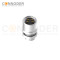M8 Female Circular Connector-Panel Mount,Solder Connection,A code,M8*0.5, Rear Fastened