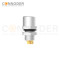 M8 Female Circular Connector-Panel Mount,Solder Connection,B code,M8*0.5, Rear Fastened