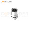 M8 Female Circular Connector-Panel Mount,Solder Connection,B code,M8*0.5, Rear Fastened