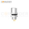 M8 Female Circular Connector-Panel Mount,Solder Connection,D code,M8*0.5, Rear Fastened