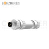 M8 Male Circular Connector-Field Wireable,Straight Metal Assembled,Screw type Connection,A code,