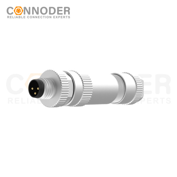 Wholesale M8 Male Circular Connector | Field Wireable,Straight Metal Assembled,Screw type Connection,A code,
