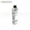M8 Male Circular Connector-Field Wireable,Straight Metal Assembled,Screw type Connection,A code,