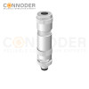 M8 Male Circular Connector-Field Wireable,Straight Metal Assembled,Screw type Connection,A code,