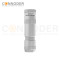 M8 Female Circular Connector-Field Wireable,Straight Metal Assembled,Screw type Connection,A code,