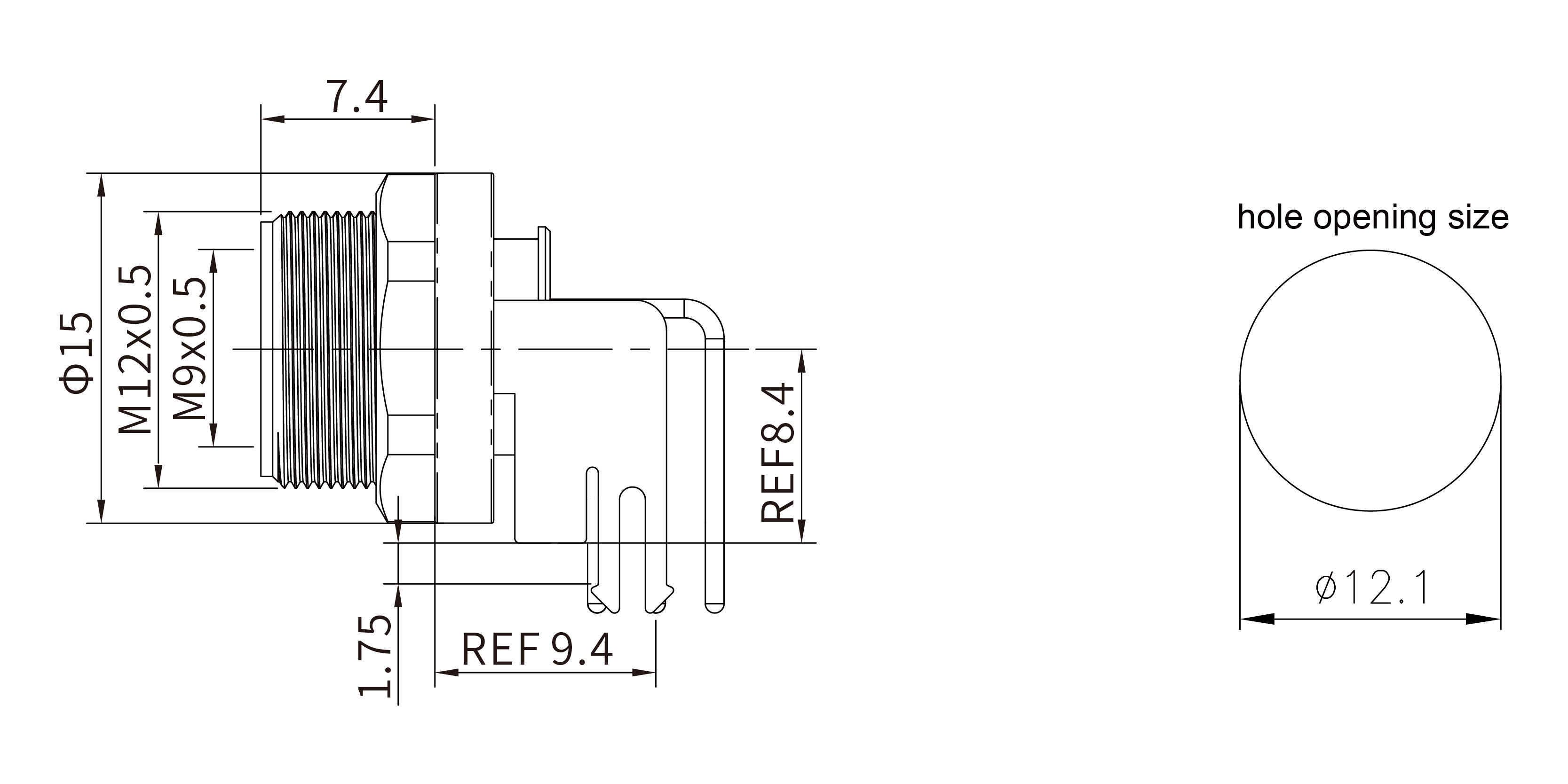 M9 8 Pin Circular Connectors
