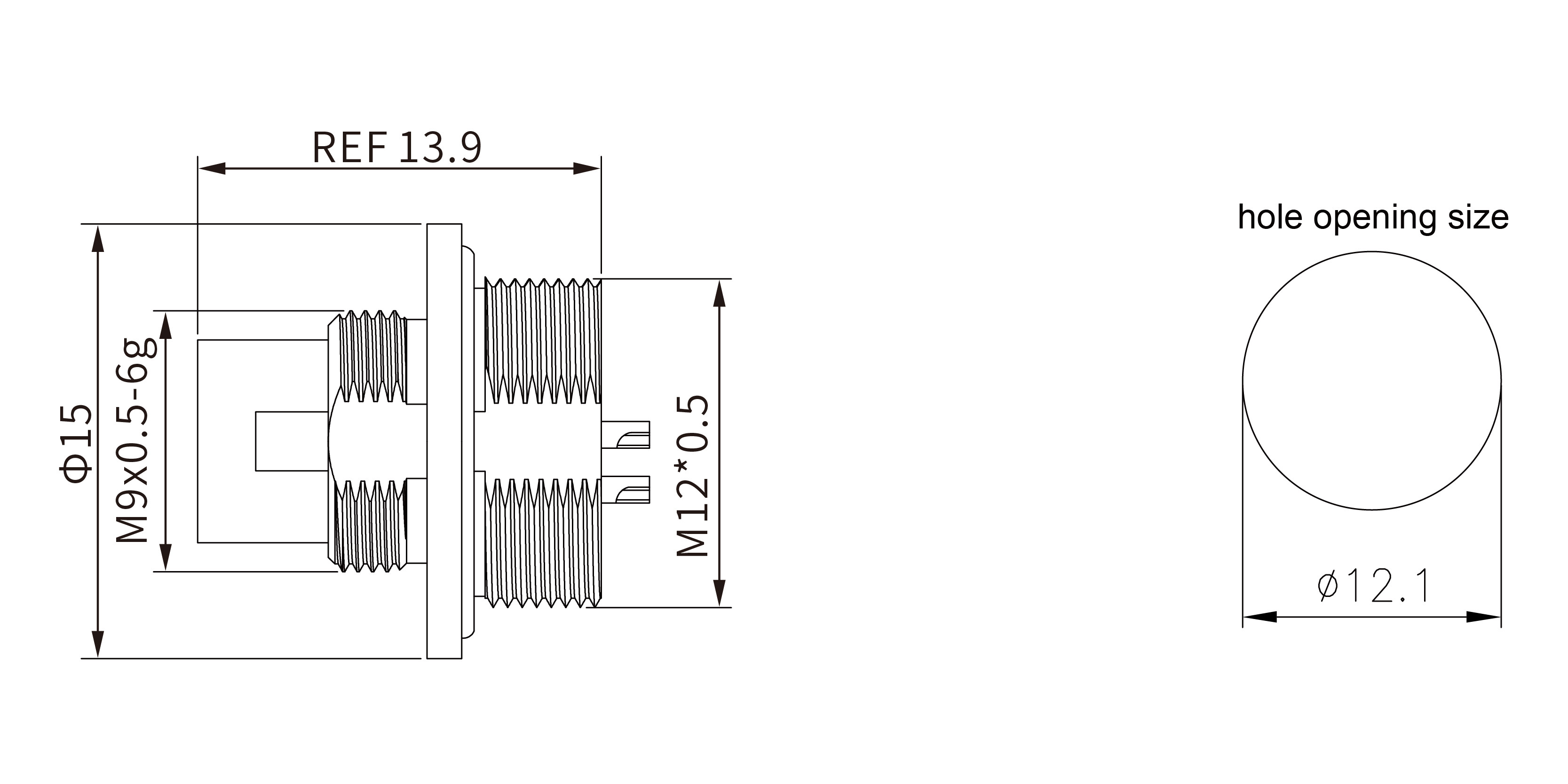 M9 8 Pin Circular Connectors