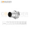 Wholesale M12 4 Pin Circular Connector | 4 Pin Cored Male Aviation Panel Mount Connector Aviation Panel Back Mount Flange Socket Sensor Connector