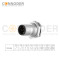 M12 A 5 Pin Circular Connector | Male Panel Mount,Solder Connection,A code,M16x1.5, Front Fastened