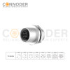 Wholesale M12 5 Pin Circular Connector | Female Panel Mount,Solder Connection,A code,M12x1.0, Rear Fastened