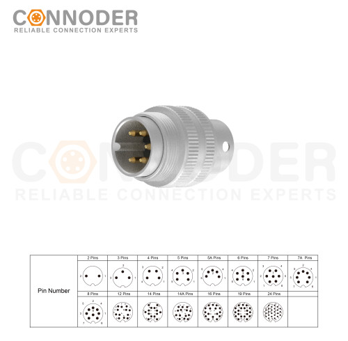Wholesale M16 Male 5 Pin Circular Connector |  Injection Molded Plug IP67 Waterproof Wire Industrial Connector Machined With Shielded Shell
