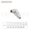 Wholesale M16 Male Circular Connector | Right Angled Metal Assembled Connector Shield 2 3 4 5 6 8 12 14 16 19 24 Pin Aviation Plug Connector