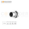 OEM & ODM Services for Wholesale M12 K Coded Female 4+PE Circular Connectors | Panel Mount, Solder Connection, M16x1.5, Rear Fastened - High-Quality Industrial Solutions