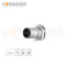 M12 T Coded Male Circular Connector Wholesale | 2+PE, Panel Mount with Solder Connection, M16x1.5, Fastened Front, Custom OEM/ODM Manufacturing