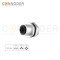 M12 S Coded Female 2 Pin Circular Connector - Factory Direct OEM & ODM Wholesale | Panel Mount, Solder Connection, M16x1.5 | Perfect for Distributors and Bulk Buyers