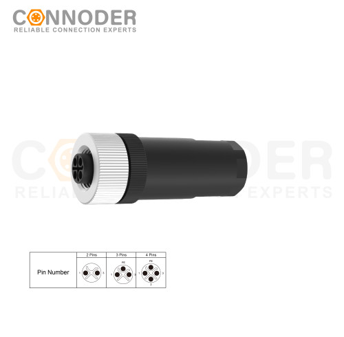 OEM & ODM Wholesale M12 S Coded Female 3+PE Circular Connector - Field Wireable, Screw Connection, PG9 | High-Quality Industrial Connectors for Distributors and Wholesalers