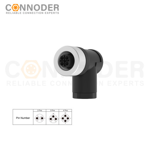 Wholesale M12 S Coded Female 3+PE Circular Connector | OEM & ODM Solutions with Field Wireable Design, Screw Connection, PG9 | Ideal for Industrial Applications and Resellers