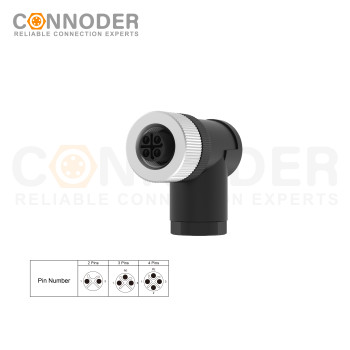 Wholesale M12 S Coded Female 3+PE Circular Connector | OEM & ODM Solutions with Field Wireable Design, Screw Connection, PG9 | Ideal for Industrial Applications and Resellers