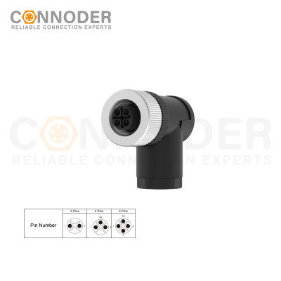 Wholesale M12 S Coded Female 3+PE Circular Connector | OEM & ODM Solutions with Field Wireable Design, Screw Connection, PG9 | Ideal for Industrial Applications and Resellers
