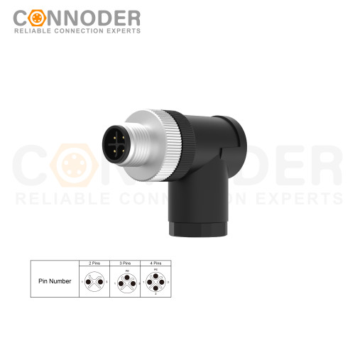 High-Quality Wholesale M12 S Coded Male 3+PE Circular Connector | OEM/ODM Available | Field Wireable with Screw Connection, PG9 - Ideal for Industrial Applications