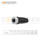 M12 5 Pin Male Connector | A Code Industrial Circular Connector Field Assembly Wireable Sensor IP67 Unshiled Straight Type Adapter 125V 4A AC/DC Connector for PG7