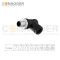 M12 Field Wireable 5 Pin Right angle Male Connector | 5 Pin Male Field Wireable,Screw Connection,A code,PG9