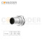 Wholesale M12 B Circular Connector l  5 Pin Straight Soldering Backboard mounting Front Fastened Connector M16*1.5