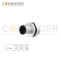 Wholesale M12 B 5 Pin Circular Connector l Male Welded Plate Front Mounting (Rear Lock) Connector