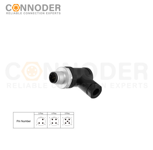 Wholesale M12 B Circular Connector l  4 Pin Field Wireable,Screw Connection,PG7