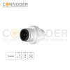 Wholesale M12 B Circular Connector l  4 PinMetal Shell Unshielded Overmolded  Connector,Solder Connection,Custom