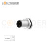 Wholesale M12 D Coded 4 Pin Circular Connector l Front Fastened Panel Mount Circular Connector For Pcb, M12 X 1.0, Straight
