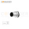Wholesale M12 D Coded 4 Pin Circular Connector l Front Fastened Panel Mount Circular Connector For Pcb, M12 X 1.0, Straight