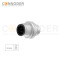 Wholesale M12 D Coded 4 Pin Circular Connector l Metal Shell Unshielded Overmolded  Connector,Solder Connection,Custom