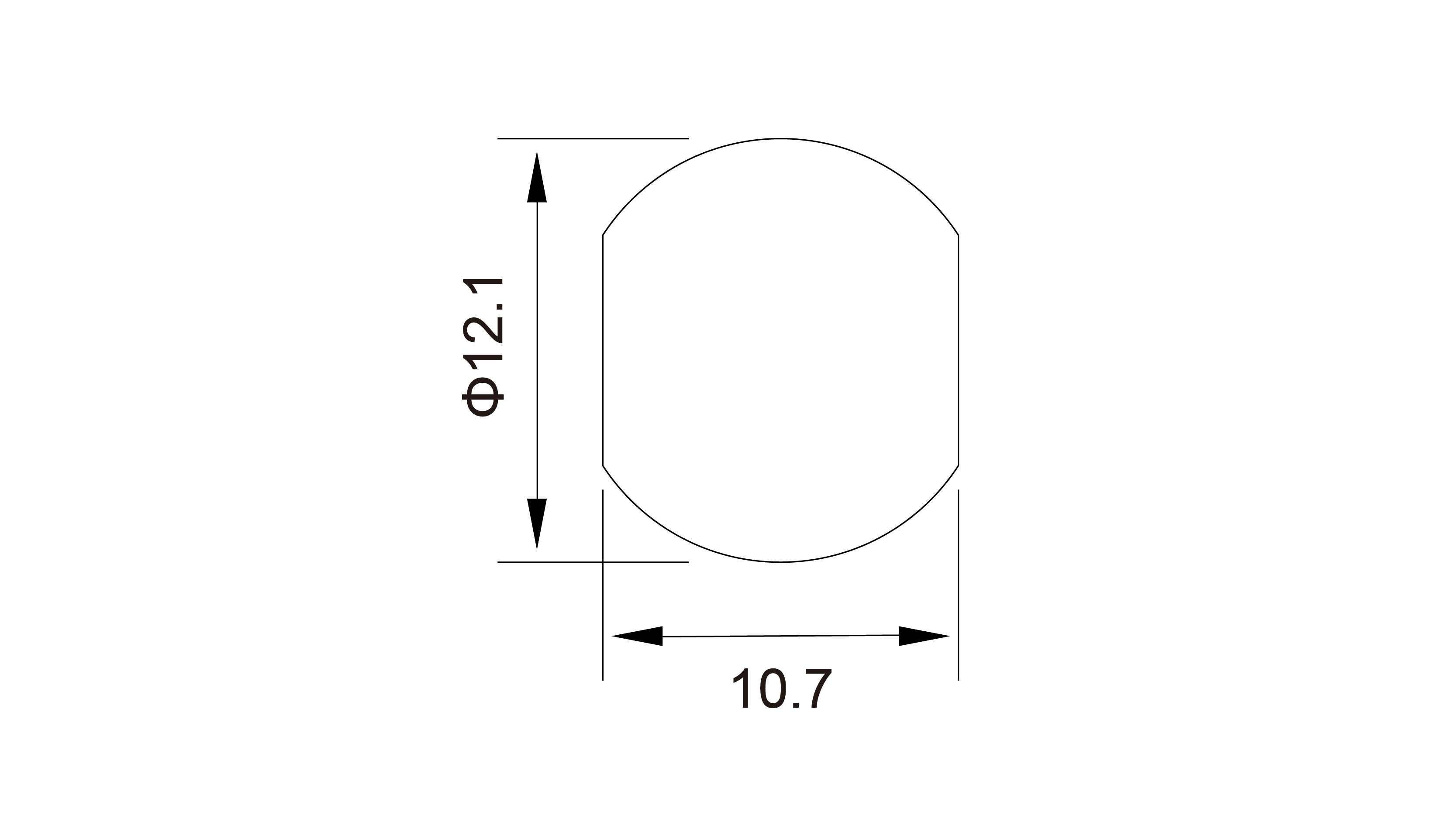 Opening Size for M12 Circular Connector with M12×1.0 Threads