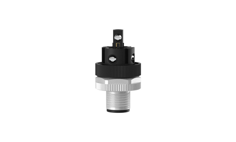 M12 circular connector Screw-type wiring