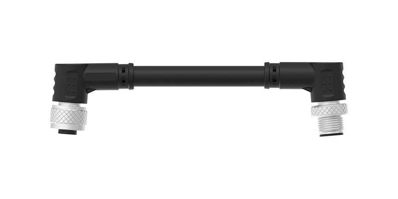 M12 Pre-Molded Cable Assemblies Right Angle