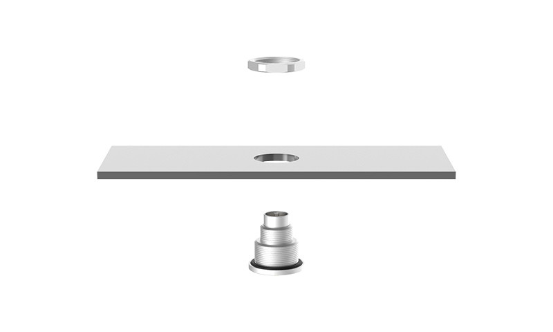 M9 Circular Connector Front Fastened