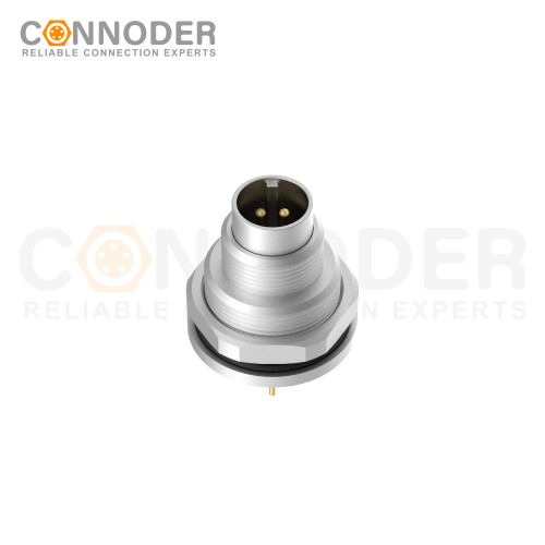 High-Quality M9 Circular Connectors - Wholesale OEM/ODM Board Rear Mount Male Socket, PCB Solder Style, Front Fastened | Trusted Partner for Industrial Cable Connections