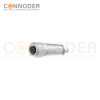M9 Female Straight Circular Connector-Metal Assembled,Field Wireable,A coded,Solder Connection