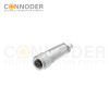 M9 Female Straight Circular Connector-Metal Assembled,Field Wireable,A coded,Solder Connection