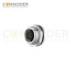 M9 5 Pin Circular Connectors Rear Mount Female Solder Connectio, Front Fastened